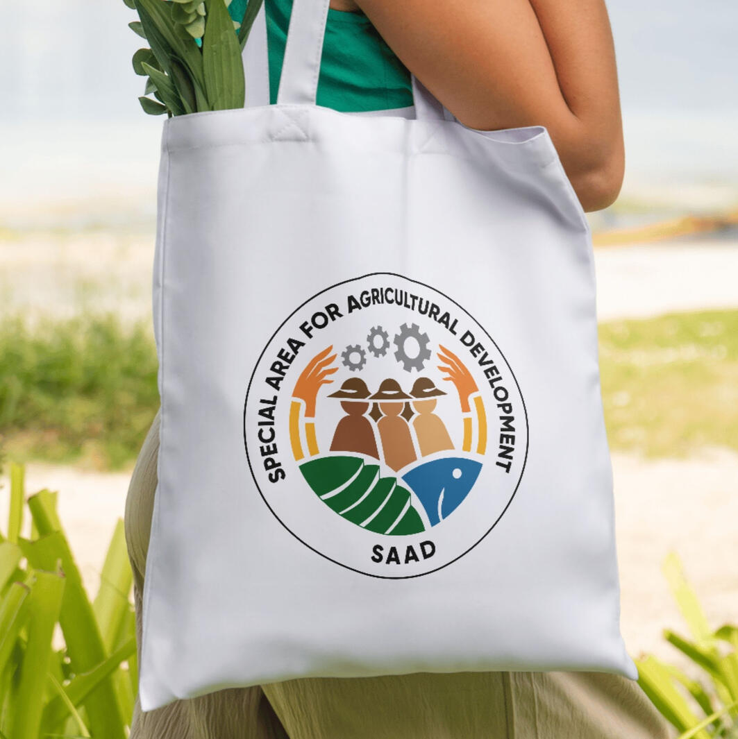 A commissioned logo rebranding developed in 2023 for the Department of Agriculture - Special Area for Agricultural Development: SAAD